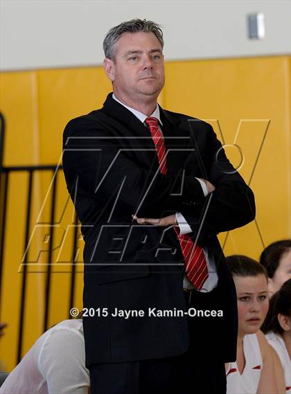 Thumbnail 2 in Bloomington Christian vs. Bishop Diego (CIF SS 5A Final) photogallery.