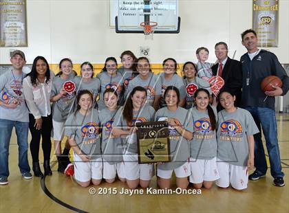 Thumbnail 1 in Bloomington Christian vs. Bishop Diego (CIF SS 5A Final) photogallery.