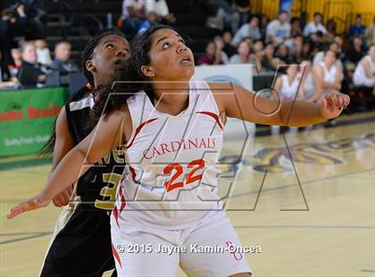 Thumbnail 2 in Bloomington Christian vs. Bishop Diego (CIF SS 5A Final) photogallery.
