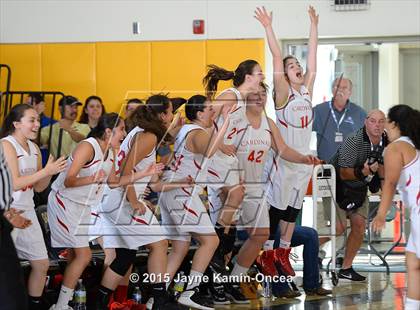 Thumbnail 2 in Bloomington Christian vs. Bishop Diego (CIF SS 5A Final) photogallery.