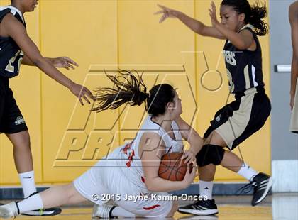 Thumbnail 3 in Bloomington Christian vs. Bishop Diego (CIF SS 5A Final) photogallery.