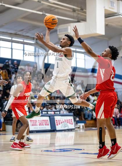 Thumbnail 1 in Pine Forest vs. Freedom Christian Academy (MLK Dream Jam at Terry Sanford) photogallery.
