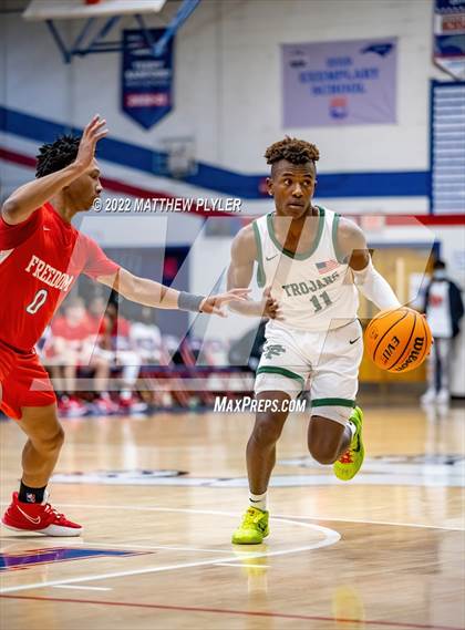 Thumbnail 3 in Pine Forest vs. Freedom Christian Academy (MLK Dream Jam at Terry Sanford) photogallery.