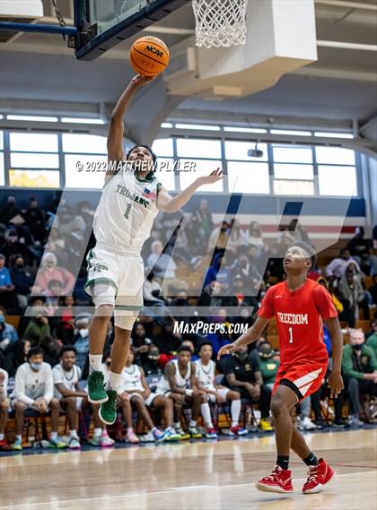 Thumbnail 3 in Pine Forest vs. Freedom Christian Academy (MLK Dream Jam at Terry Sanford) photogallery.