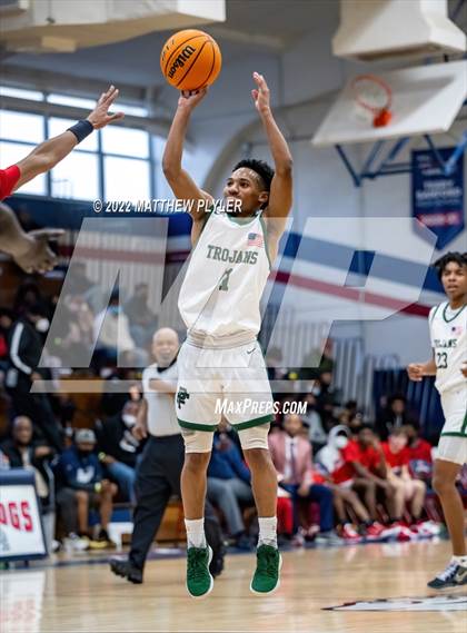 Thumbnail 2 in Pine Forest vs. Freedom Christian Academy (MLK Dream Jam at Terry Sanford) photogallery.