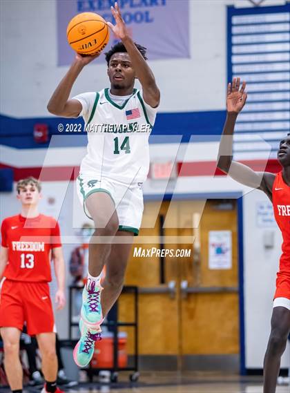 Thumbnail 3 in Pine Forest vs. Freedom Christian Academy (MLK Dream Jam at Terry Sanford) photogallery.