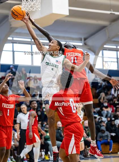 Thumbnail 1 in Pine Forest vs. Freedom Christian Academy (MLK Dream Jam at Terry Sanford) photogallery.