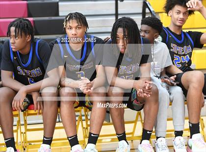 Thumbnail 1 in Simeon (IL) vs. Coronado (NV) -  (Hoophall West) photogallery.