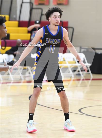 Thumbnail 3 in Simeon (IL) vs. Coronado (NV) -  (Hoophall West) photogallery.