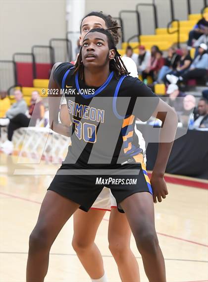 Thumbnail 2 in Simeon (IL) vs. Coronado (NV) -  (Hoophall West) photogallery.