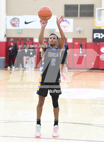 Thumbnail 1 in Simeon (IL) vs. Coronado (NV) -  (Hoophall West) photogallery.