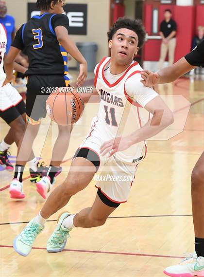 Thumbnail 3 in Simeon (IL) vs. Coronado (NV) -  (Hoophall West) photogallery.