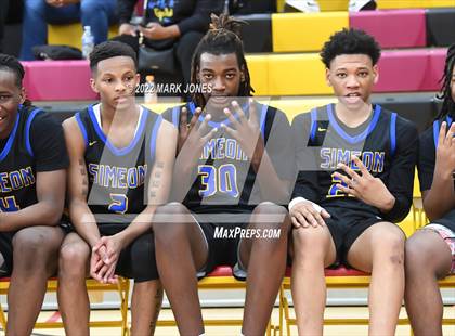 Thumbnail 1 in Simeon (IL) vs. Coronado (NV) -  (Hoophall West) photogallery.