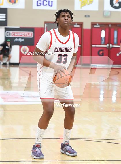 Thumbnail 2 in Simeon (IL) vs. Coronado (NV) -  (Hoophall West) photogallery.