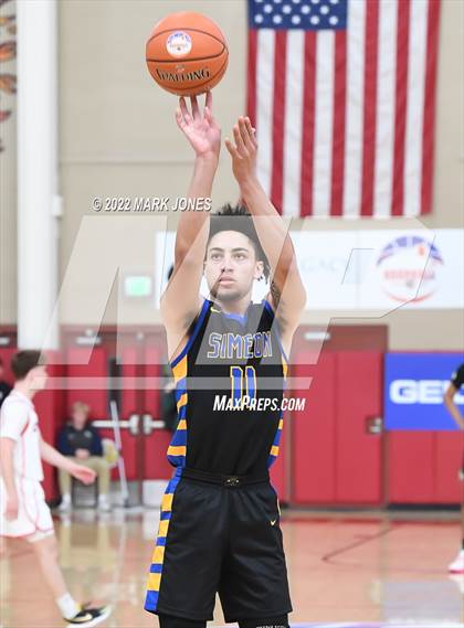 Thumbnail 1 in Simeon (IL) vs. Coronado (NV) -  (Hoophall West) photogallery.