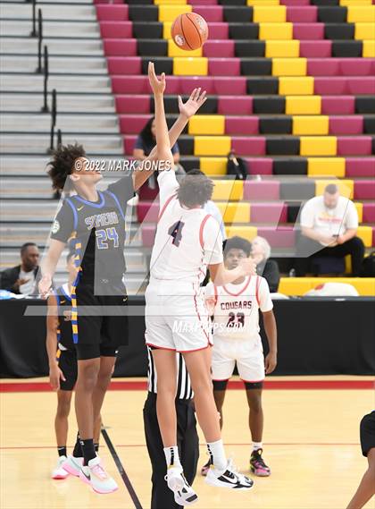 Thumbnail 1 in Simeon (IL) vs. Coronado (NV) -  (Hoophall West) photogallery.