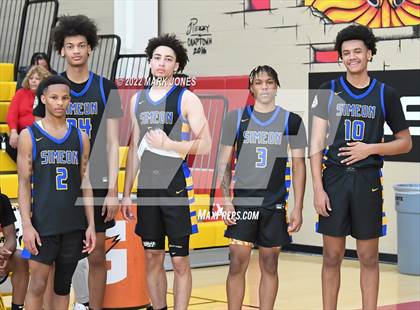 Thumbnail 1 in Simeon (IL) vs. Coronado (NV) -  (Hoophall West) photogallery.