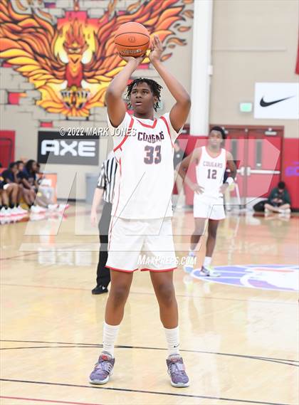 Thumbnail 1 in Simeon (IL) vs. Coronado (NV) -  (Hoophall West) photogallery.