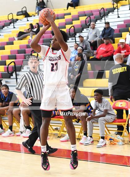 Thumbnail 3 in Simeon (IL) vs. Coronado (NV) -  (Hoophall West) photogallery.