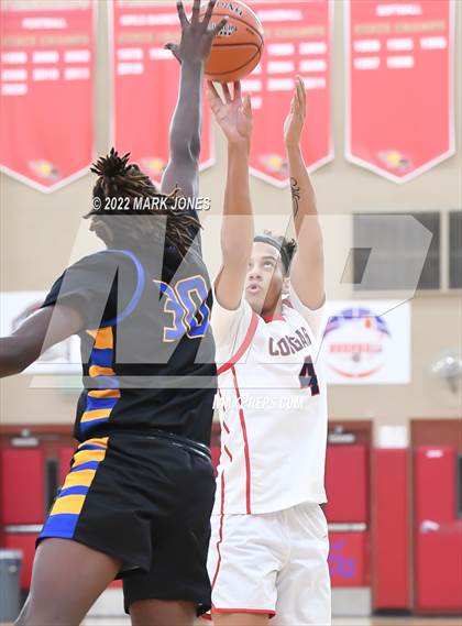 Thumbnail 2 in Simeon (IL) vs. Coronado (NV) -  (Hoophall West) photogallery.