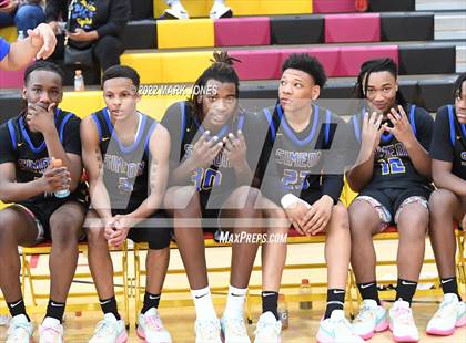 Thumbnail 3 in Simeon (IL) vs. Coronado (NV) -  (Hoophall West) photogallery.