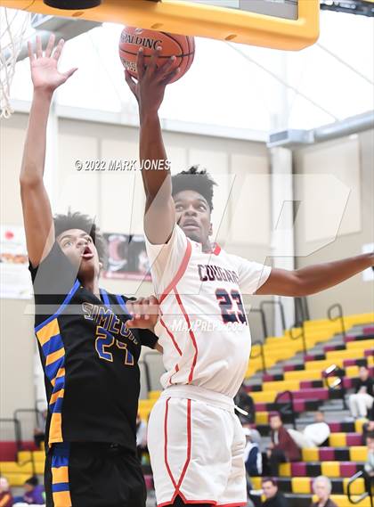 Thumbnail 3 in Simeon (IL) vs. Coronado (NV) -  (Hoophall West) photogallery.