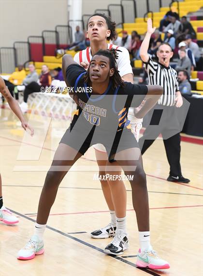 Thumbnail 1 in Simeon (IL) vs. Coronado (NV) -  (Hoophall West) photogallery.