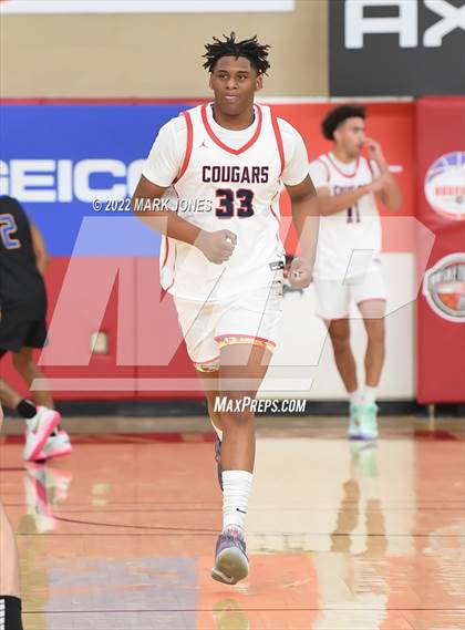 Thumbnail 2 in Simeon (IL) vs. Coronado (NV) -  (Hoophall West) photogallery.