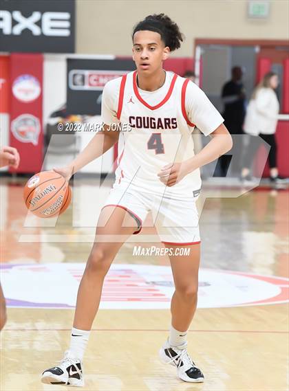 Thumbnail 3 in Simeon (IL) vs. Coronado (NV) -  (Hoophall West) photogallery.