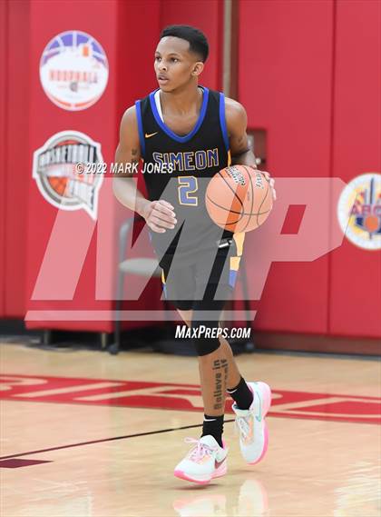 Thumbnail 1 in Simeon (IL) vs. Coronado (NV) -  (Hoophall West) photogallery.