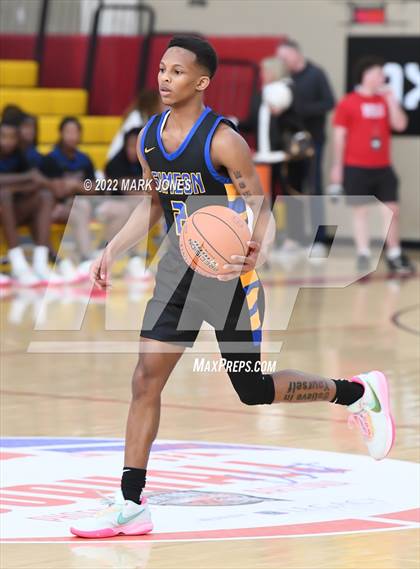 Thumbnail 3 in Simeon (IL) vs. Coronado (NV) -  (Hoophall West) photogallery.