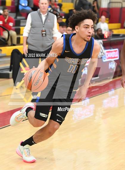 Thumbnail 1 in Simeon (IL) vs. Coronado (NV) -  (Hoophall West) photogallery.