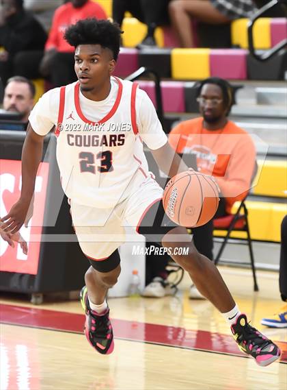 Thumbnail 1 in Simeon (IL) vs. Coronado (NV) -  (Hoophall West) photogallery.