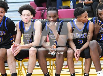 Thumbnail 2 in Simeon (IL) vs. Coronado (NV) -  (Hoophall West) photogallery.
