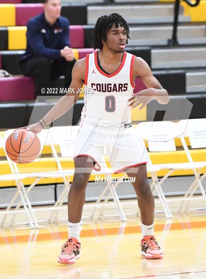 Thumbnail 2 in Simeon (IL) vs. Coronado (NV) -  (Hoophall West) photogallery.