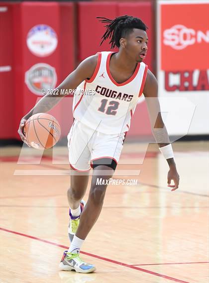 Thumbnail 1 in Simeon (IL) vs. Coronado (NV) -  (Hoophall West) photogallery.