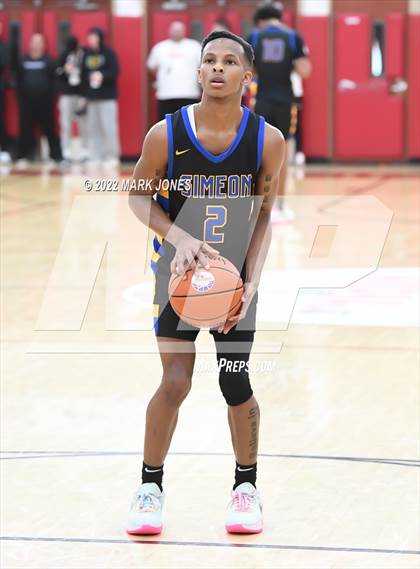 Thumbnail 3 in Simeon (IL) vs. Coronado (NV) -  (Hoophall West) photogallery.