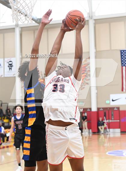 Thumbnail 3 in Simeon (IL) vs. Coronado (NV) -  (Hoophall West) photogallery.