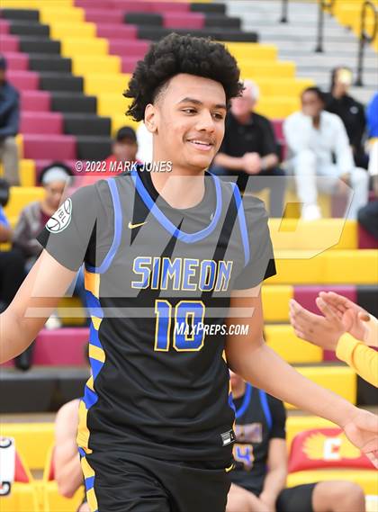 Thumbnail 1 in Simeon (IL) vs. Coronado (NV) -  (Hoophall West) photogallery.