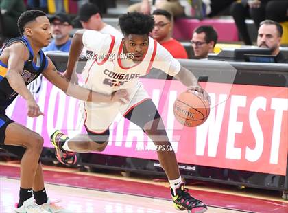 Thumbnail 2 in Simeon (IL) vs. Coronado (NV) -  (Hoophall West) photogallery.