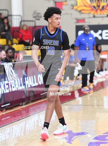 Thumbnail 1 in Simeon (IL) vs. Coronado (NV) -  (Hoophall West) photogallery.