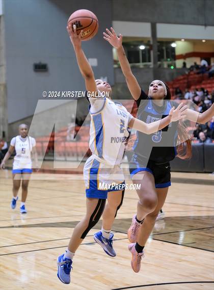 Thumbnail 3 in Hebron vs. Boswell (UIL Basketball 6A Area) photogallery.