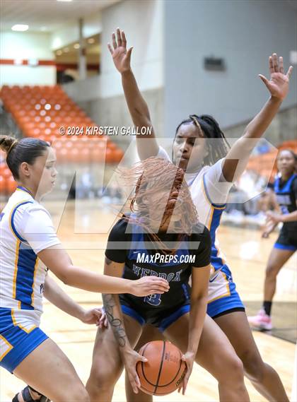 Thumbnail 2 in Hebron vs. Boswell (UIL Basketball 6A Area) photogallery.