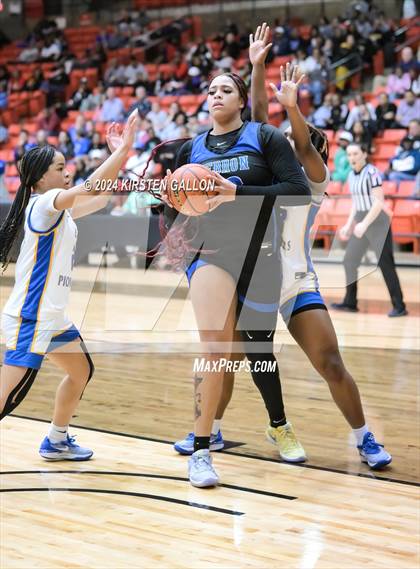 Thumbnail 1 in Hebron vs. Boswell (UIL Basketball 6A Area) photogallery.