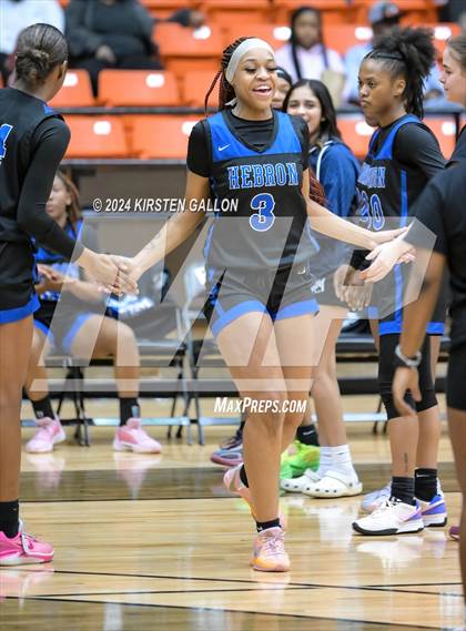 Thumbnail 3 in Hebron vs. Boswell (UIL Basketball 6A Area) photogallery.