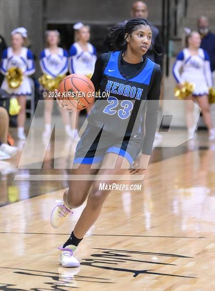 Thumbnail 3 in Hebron vs. Boswell (UIL Basketball 6A Area) photogallery.