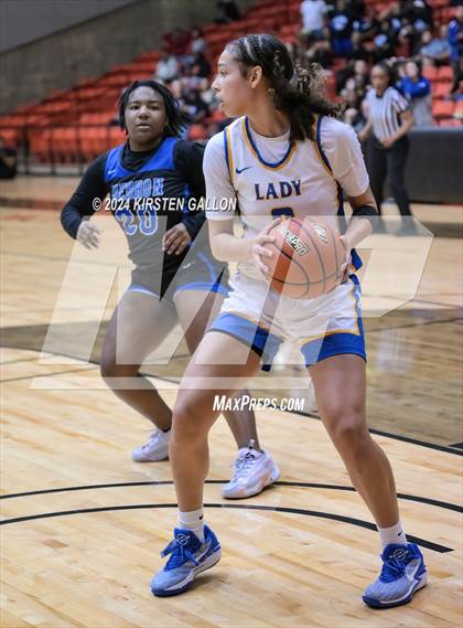 Thumbnail 1 in Hebron vs. Boswell (UIL Basketball 6A Area) photogallery.