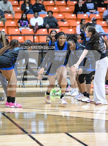 Thumbnail 3 in Hebron vs. Boswell (UIL Basketball 6A Area) photogallery.