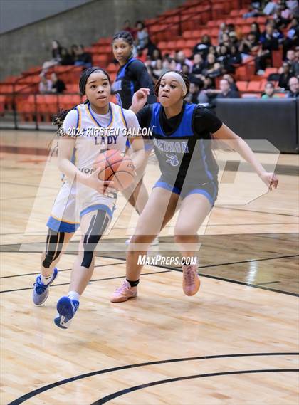 Thumbnail 3 in Hebron vs. Boswell (UIL Basketball 6A Area) photogallery.