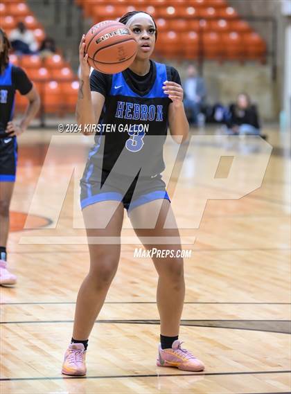 Thumbnail 3 in Hebron vs. Boswell (UIL Basketball 6A Area) photogallery.